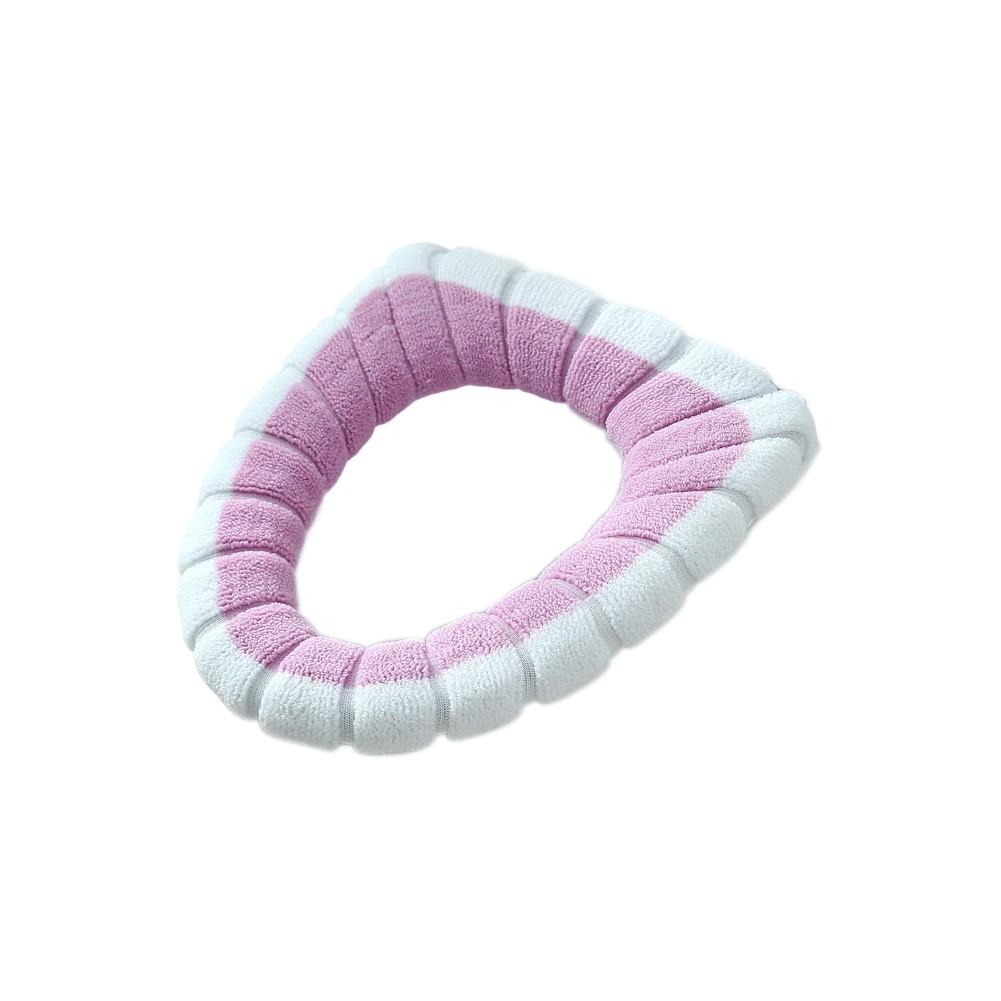 Toilet Seat Cover Bathroom Seat Pad Thicker Padding Stretchable Fabric