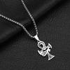 European and American Egyptian Pharaoh Eye of Horus Pendant Necklace Men's Jewelry