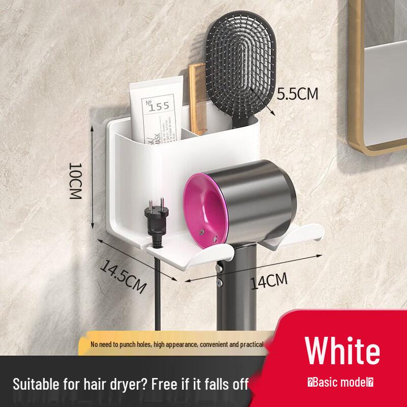 LIEI Hair Dryer Storage Rack & Holder