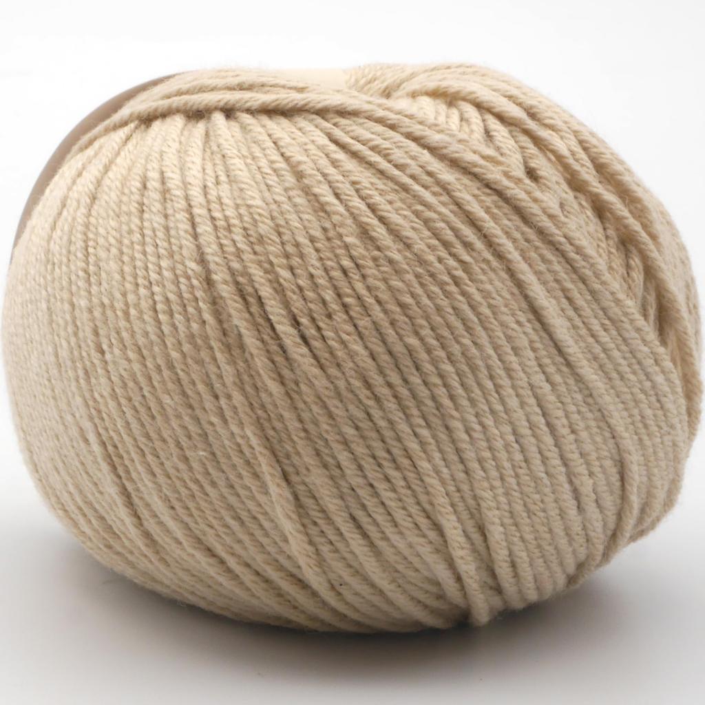 NASKA Ghazal Baby Cotton 25 Pack of 10 Yarn, Medium-Fine, Col. 3446, Greige, 25g, Approx. 82m,