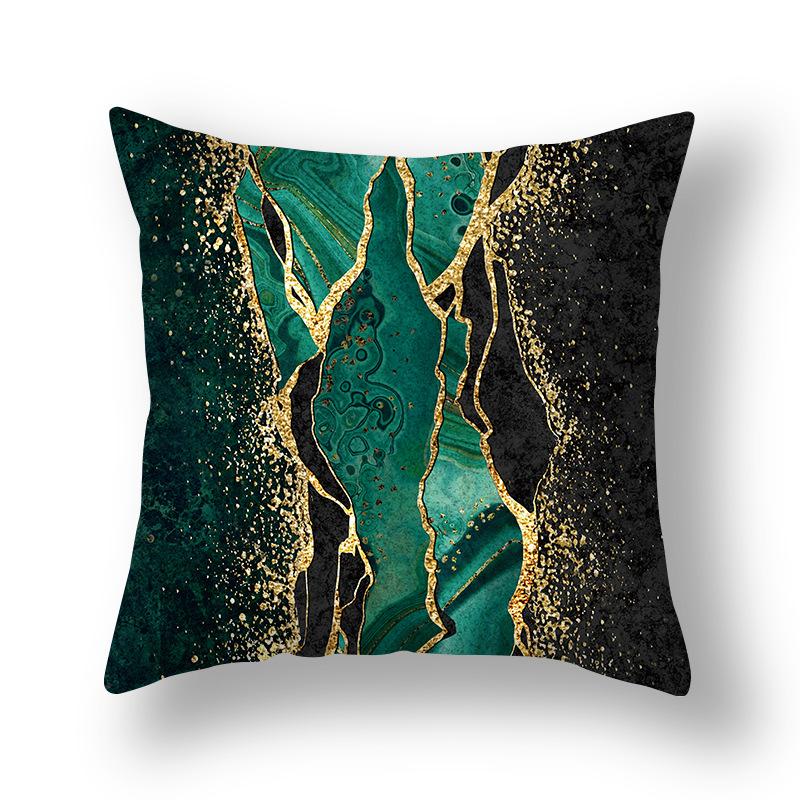 Geometric Nordic Gilt Simple Style Home Printed Pillow Cover Cushion Cover