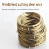 Kupferbeschichteter Stahl-Draht für Windschutzscheiben-Entfernung und -Einbau, Auto-Glas-Schneiden, 10m/20m 3-adrig
