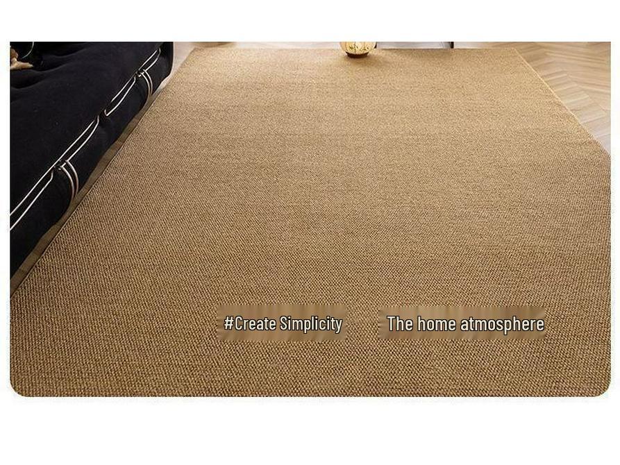 Imitation Sisal Non-Slip Entry Mat - Wear-Resistant, Easy-Clean, Dirt-Resistant Pineapple Ring Design Rug