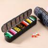 New Premuim Weekly Portable Pill Box Case Storage Organizer Container 7 Days Twice A Day 14 Grids for Vitamin Medicine Fish Oils