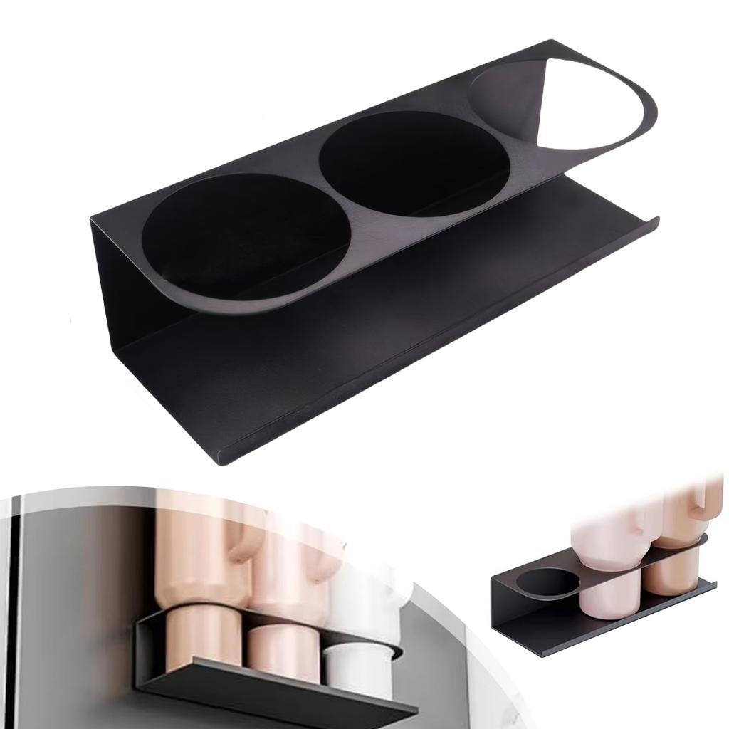 Magnetic Water Bottle Organizer 8lb Max Load Space Saving Design Coffee Cup Holder Suitable for Mugs Neatly Organized