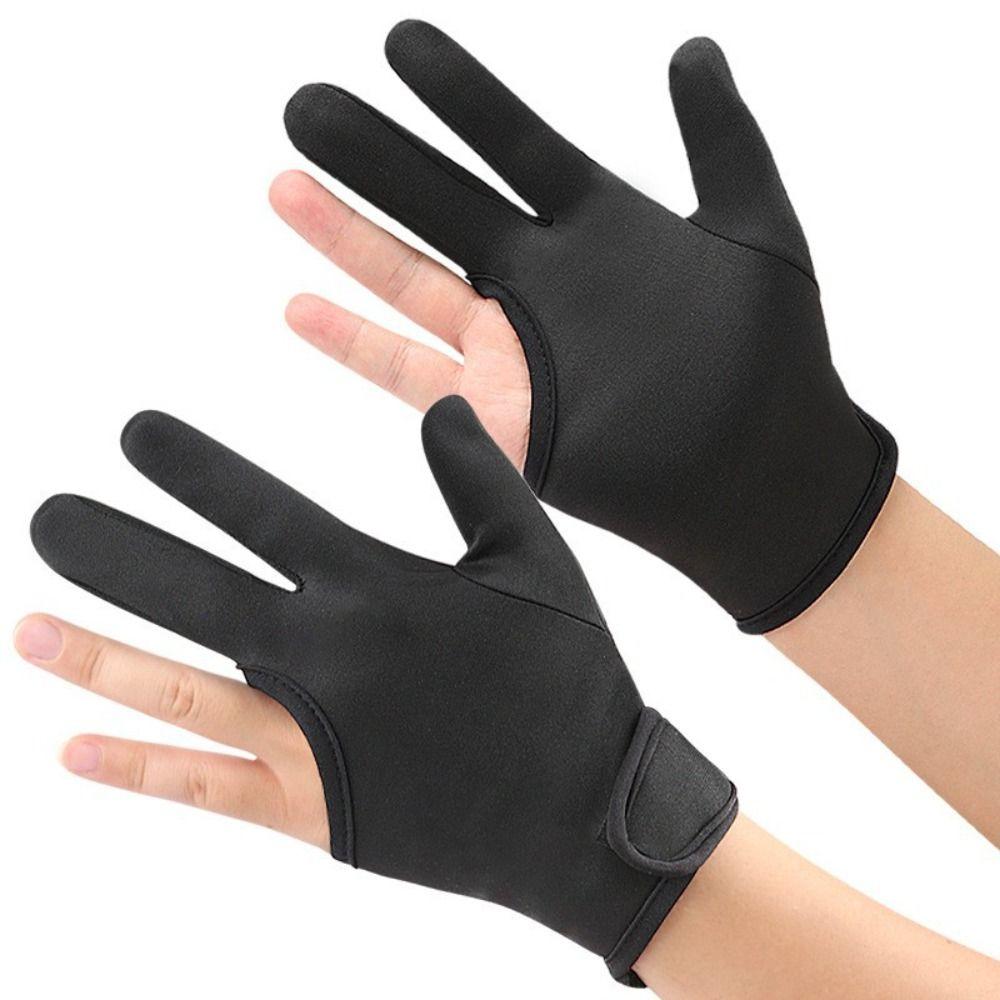 Anti-scalding Curling Wand Glove 3 Finger Barber Hair Styling Tools Heat Resistant Gloves  for Home