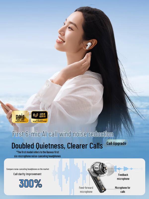 Baseus M3s Hybrid ANC Hi-Res In-Ear Wireless Earbuds