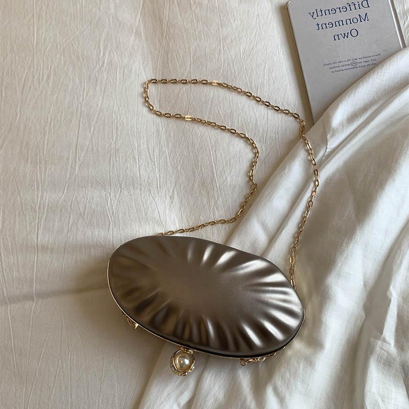 

Свадебный клатч-конверт Wind 2025 новая модная сумка через плечо на цепочке сумка-ракушка повседневная сумка-мессенджер