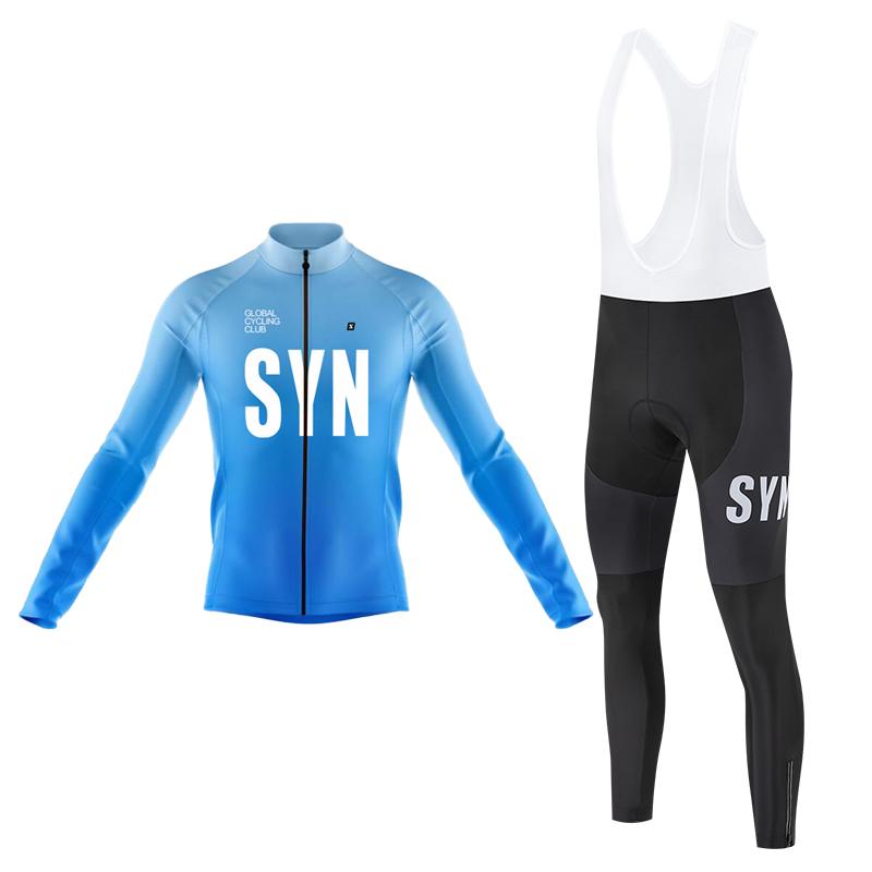 2026 Selling Autumn and Winter Bicycle Jersey Long Sleeved Cycling Suit Set Bicycle Bib Men's Professional Team Racing Suit