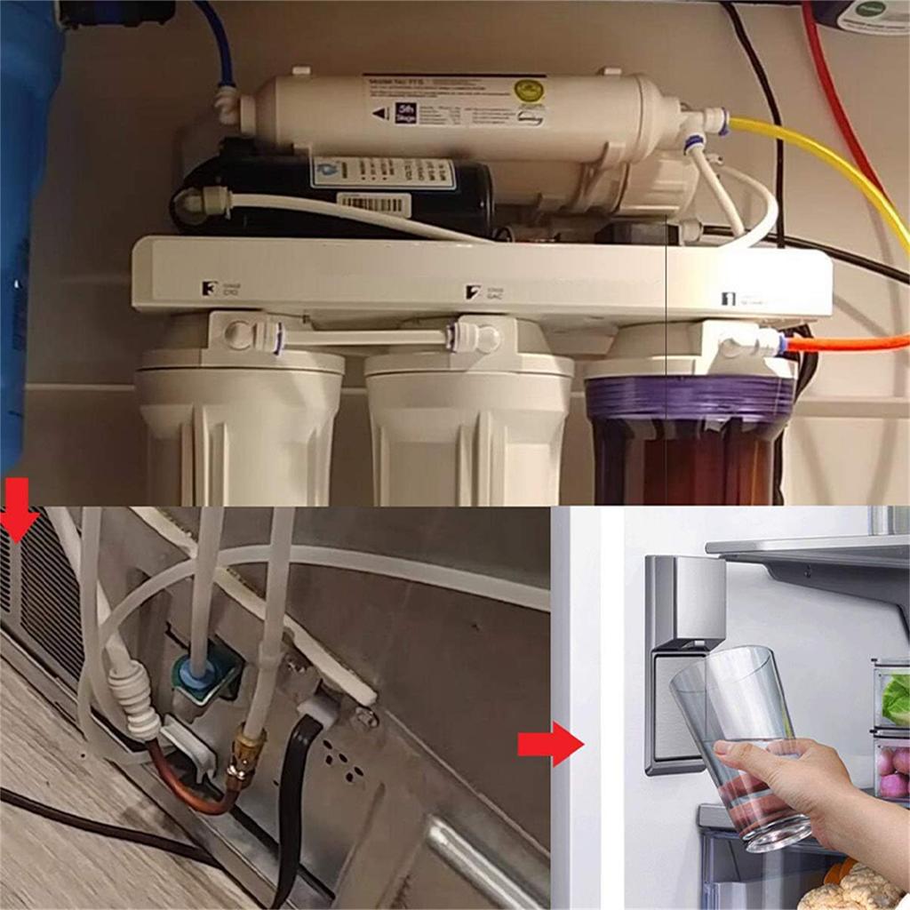 Univerzální sada pro přívod vody Filtrační systém Připojovací sada Plastová Hadice na vodu pro domácí spotřebiče Vhodná pro chladničky
