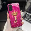 For Samsung M52 5G Case Galaxy M14 SM-M526B SM-M146B Phone Case ShockProof Fashion Initial Letter Hard Tempered Glass Back Cover