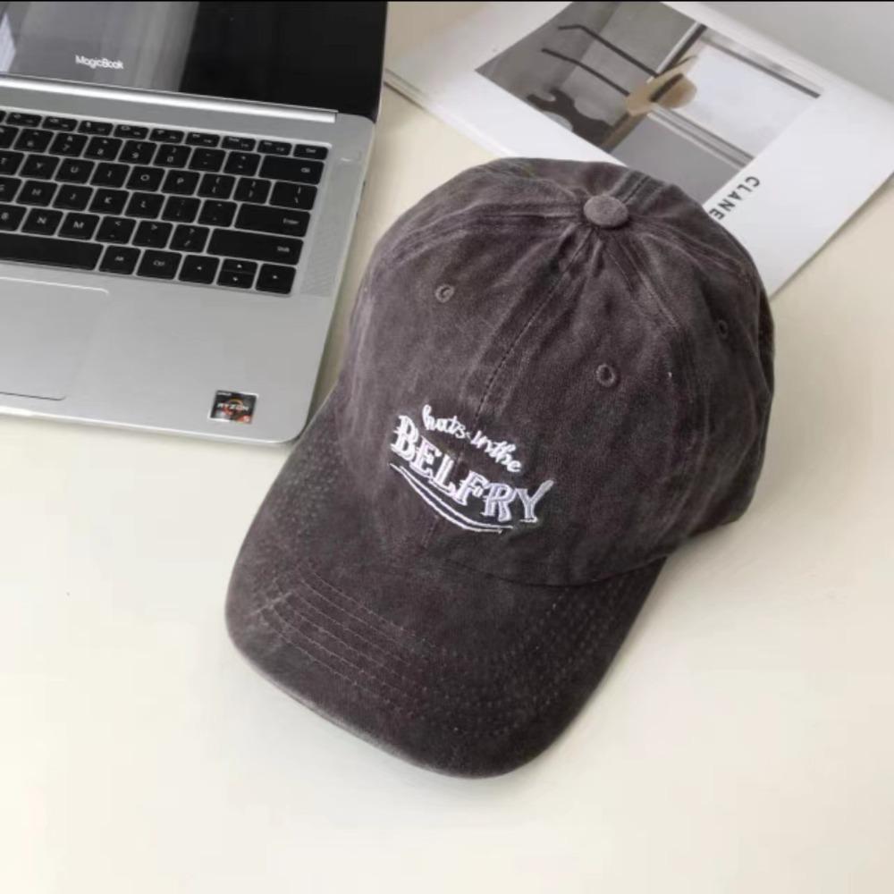 Sports Sun Protection Baseball Cap Embroidered Letters Adjustable Casual Hat Summer All-match Sun Hat for Women Men