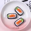 Ready-made Simulated Food Sushi Bread Pizza DIY Phone Case & Beauty Accessories for Kids Resin Jewelry