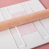 2/3/4/5/6mm Clay Thickness Ruler Acrylic Roller Guide Rail Pottery Teaching Rolling Ruler Clay Depth Guide Pottery Tools