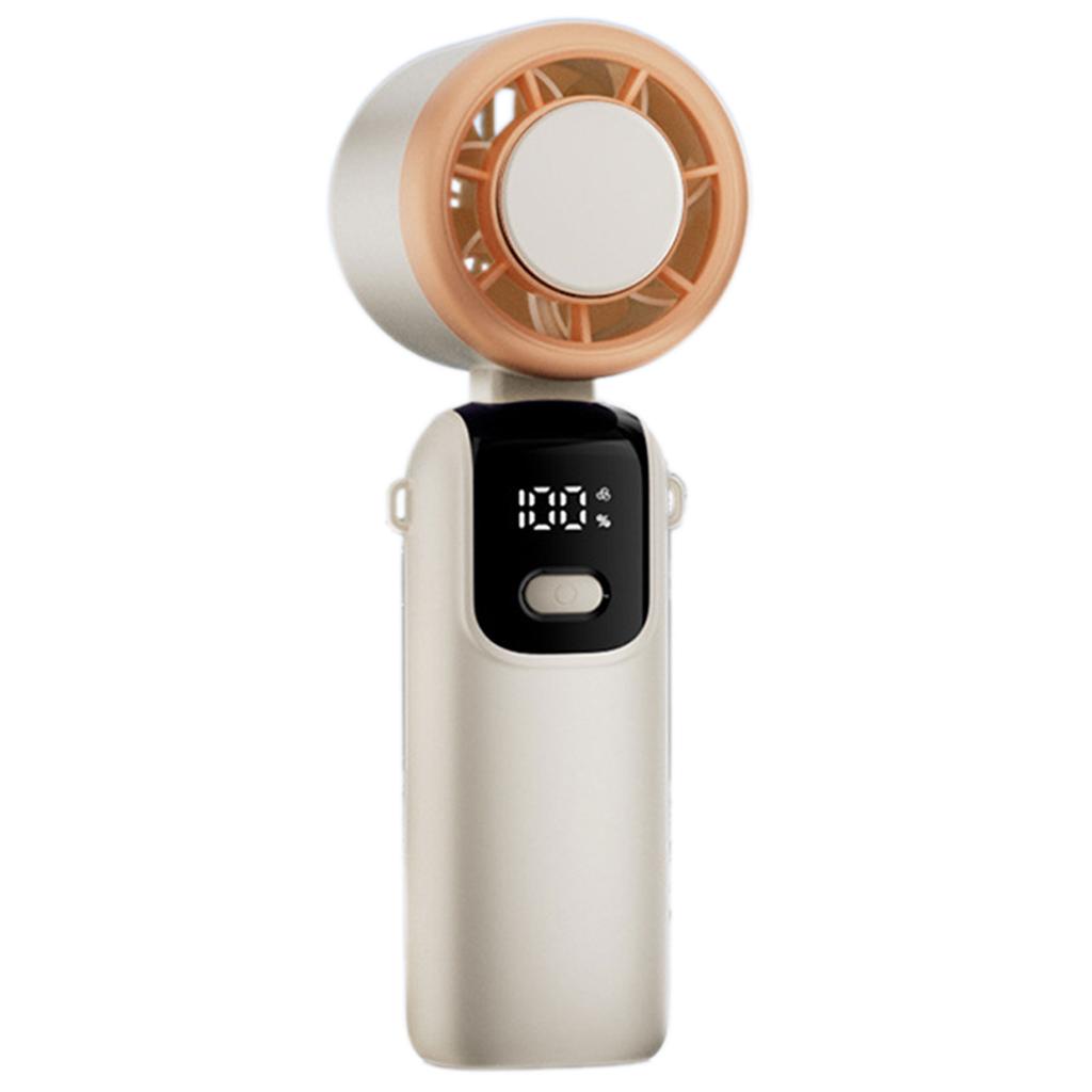 Outdoor Mini Cooling Fan For Travel Camping Digital Display 100 Speed Mini Small Fan For Summer