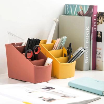 1 Stück Desktop-Aufbewahrungsbox, Wohnzimmer-Aufbewahrungsbox für Fernbedienungen, Kleine Kosmetika, Schreibwaren, Aufbewahrungsbox für diverse Gegenstände