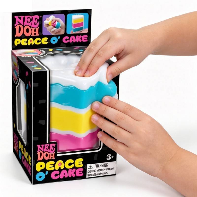 Stress Relief Toy With Cake Shape Silicone Material For Adults And Kids