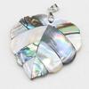 Natürliche weiße Muschel-Anhänger-Halskette, Modeschmuck, Blattform, trendige Abalone-Muschel-Halsketten, Geschenkideen, Schmuck, Großhandel, Geschenke für Liebhaber