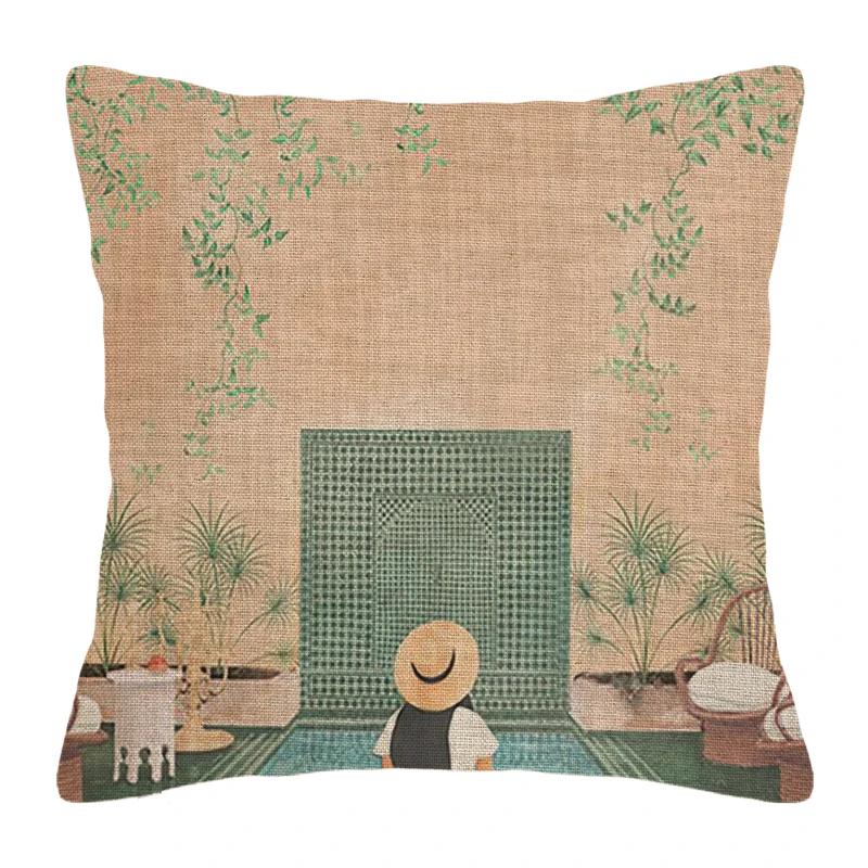 Decorative Cushion for Home Living Room Decor Throw Pillowcase Pillow Cover 45*45 40x40cm 60x60cm 45x45cm 50x50cm Persia Retro