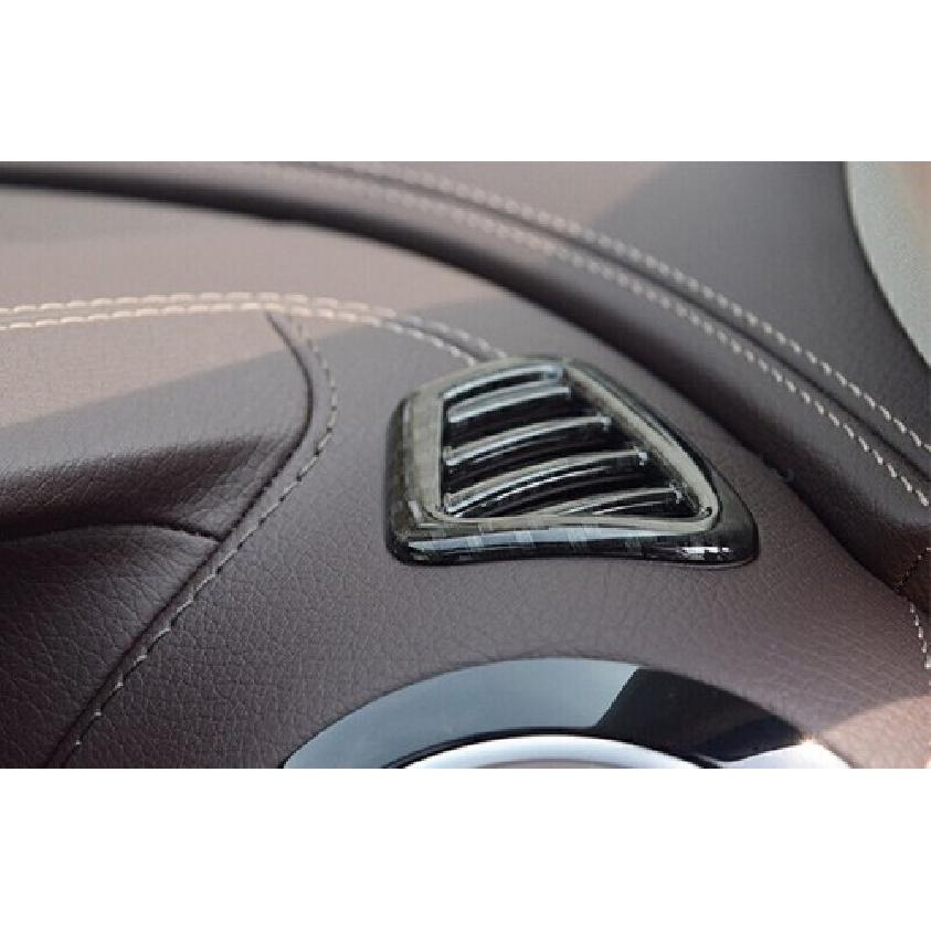 For Benz E-Class W213 AMG 2017- Carbon Fiber Dash L&R Air Outlet Vent Trim