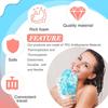 Honeycomb Exfoliating Glove Bath Mitt Quick Dry Shower Scrubber Sponge Loofah for Face Body Dead Skin Removal Spa Exfoliator