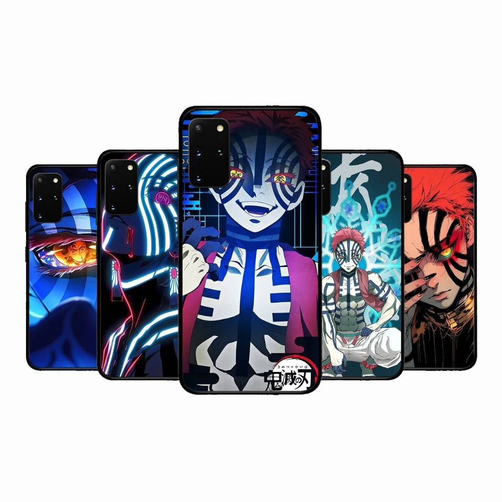 D-Demon S-Slayer Akaza Phone Case For Samsung S 24 Fe 25 Ultra Plus 20 Lite 21 30 22 23 24 22 Ultra 5G Fundas