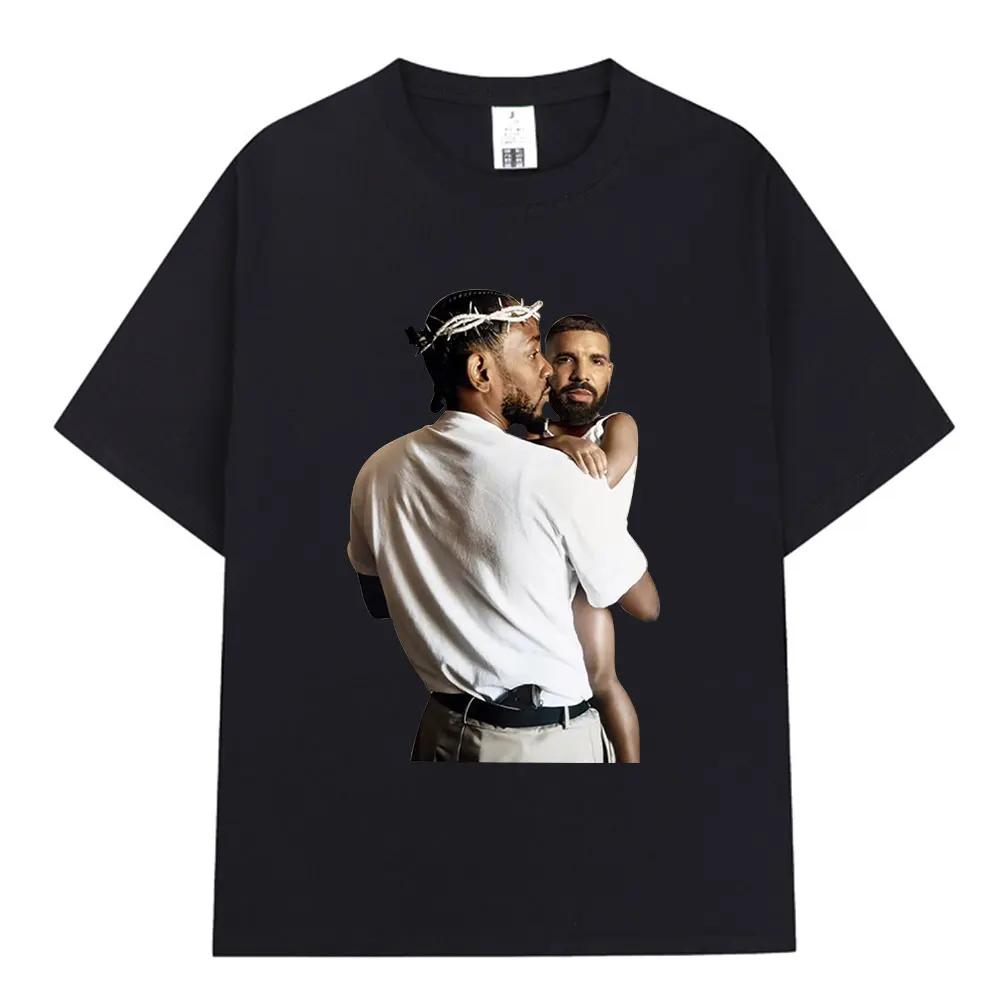 Hip Hop retro T-shirts, streetwear rapper Kendrick Lamar Drake funny T-shirts, Mr. Morale and The Big Steppers T-shirts