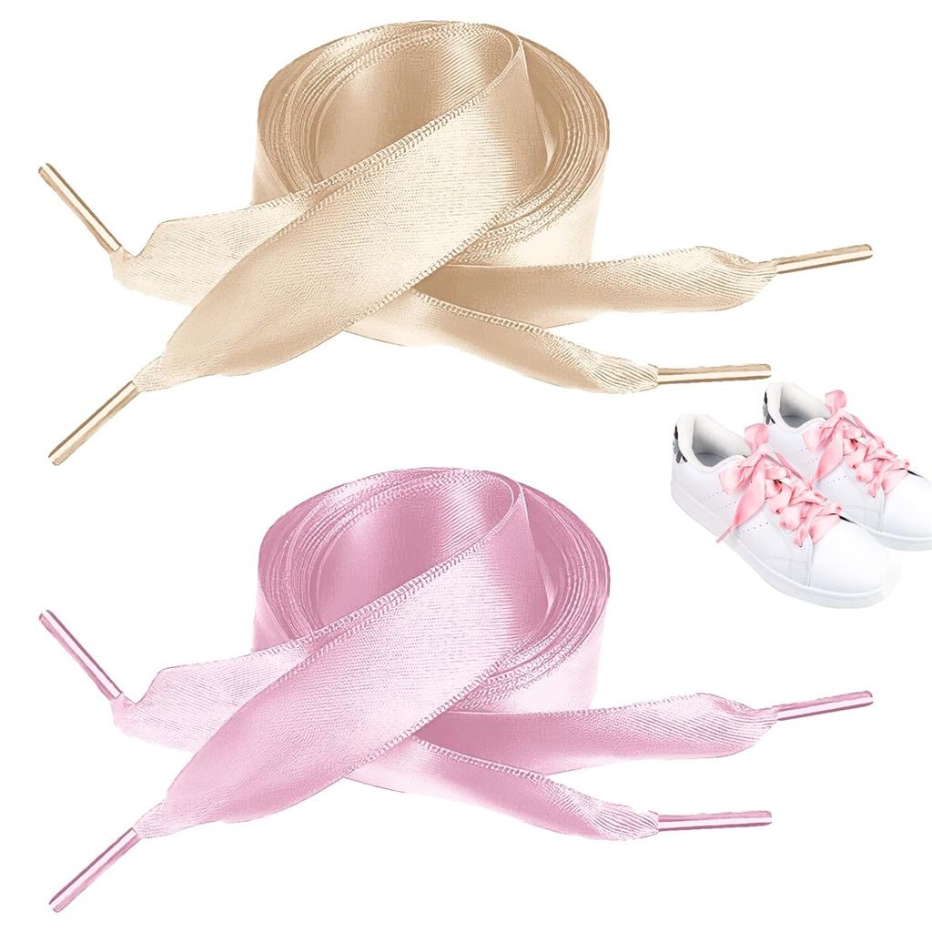 Flat Ribbon Shoelaces Ribbon Shoelaces Double Flat Ribbon Shoelaces For Sneakers Casual Shoes