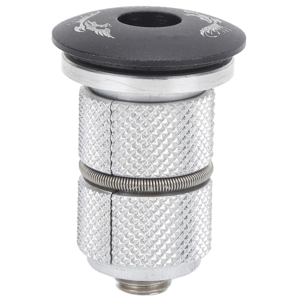 Bicycle Fork Headset Lightweight Aluminum Alloy Bike Headset Expander Plug with Stem Cover Screw for Mountain Road