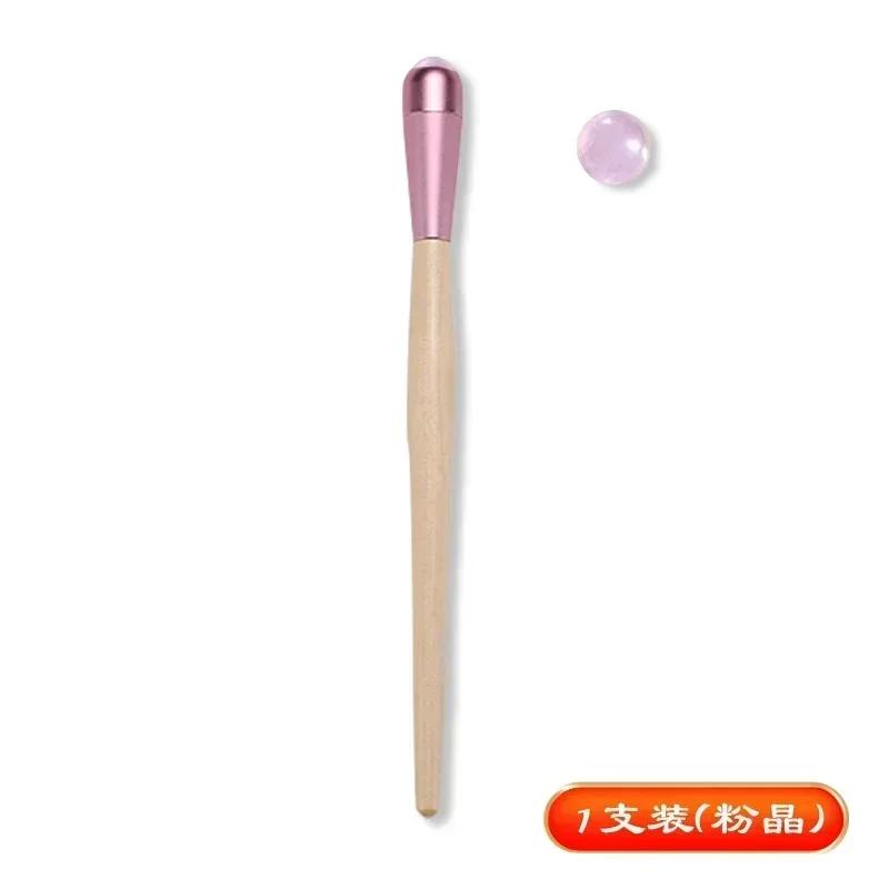 1pc Natural Jade Massage Roller Relieve Dark Circles Under Eyes Face Massaging Ball Woman Skin Care Beauty Tool Cream Applicator