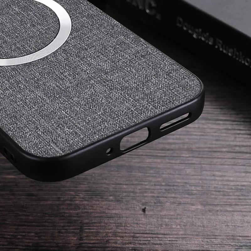 Wysokiej jakości magnetyczne etui z tkaniny na telefon Google Pixel 10 9 8 7 Pro 10A 9A 8A 7A XL Dla MagSafe Odporne na wstrząsy Pokrowiec do ładowania bezprzewodowego