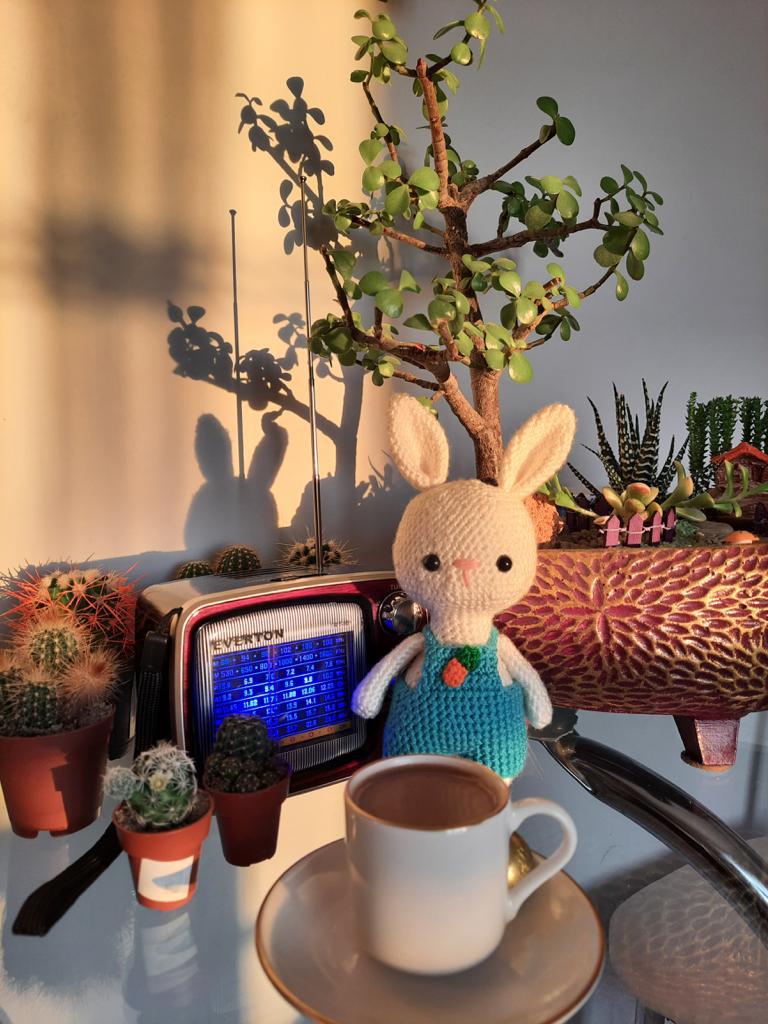 

Игрушка-кролик амигуруми — самый безопасный и полезный подарок для ваших детей