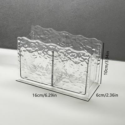 1 Stück Acryl Kosmetik Aufbewahrungsbox Make-up Pinselhalter Organizer Lippenstift Augenbrauenstift Badezimmer Aufbewahrung Displayständer Diamant