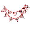 Multicolor Checkered Racing Flag Banner for Home Decoration