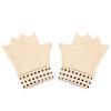 1 Pair Fingerless Gloves Unisex Nylon Compression Gloves Breathable for Daily Living Nude