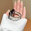 Bling metal Strap For Apple Watch band women 40mm 41mm 38mm 42mm 44mm 45mm 46mm starp