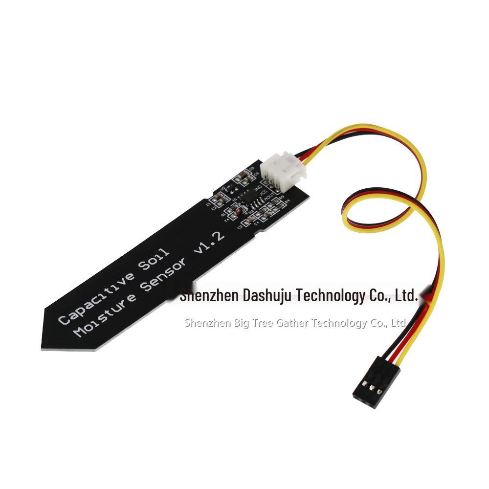 SUNLEPHANT Capacitive Soil Moisture Sensor - Corrosion-Resistant, Wide Voltage, Includes Wire