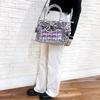 Pearl Ribbon Velvet Ita Gray [Best Wish] Bag, [Used]