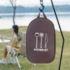 Expandable Hanging Bag for Outside Picnic - Perfect for Organizing Cookware and Cutlery Strong Strong Strong Strong