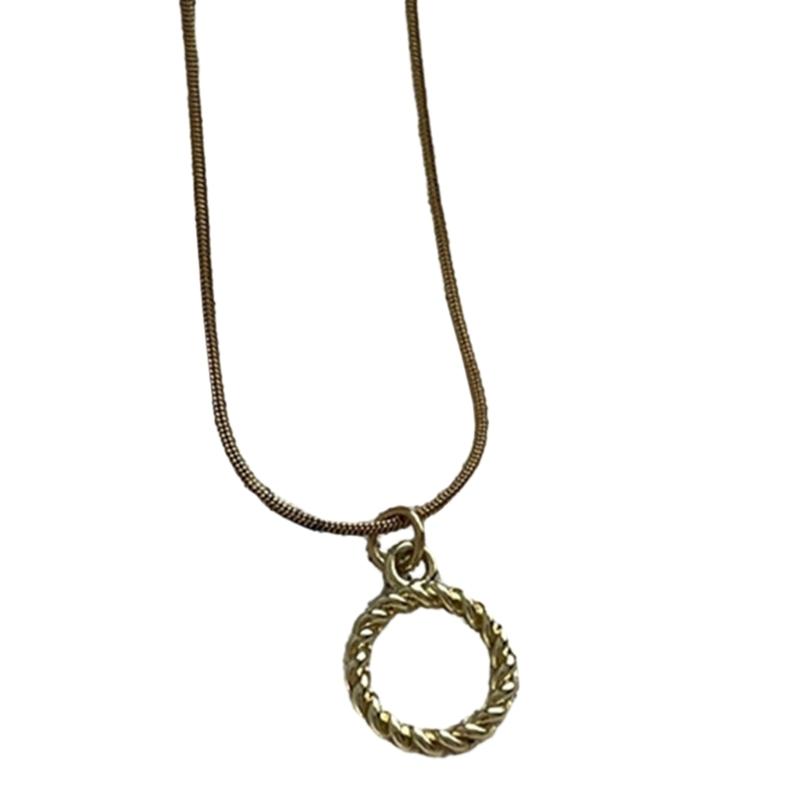 Stainless Steel Heart Necklace Female Temperament Niche Snake Bone Collarbone Chain Student Adjustable Chain Jewelry