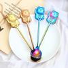 Creative 304 Stainless Steel Cartoon Lucky Cat Spoon Gift Coffee Stirring Spoon Ice Cream Ice Cream Dessert Spoon Home Supplies