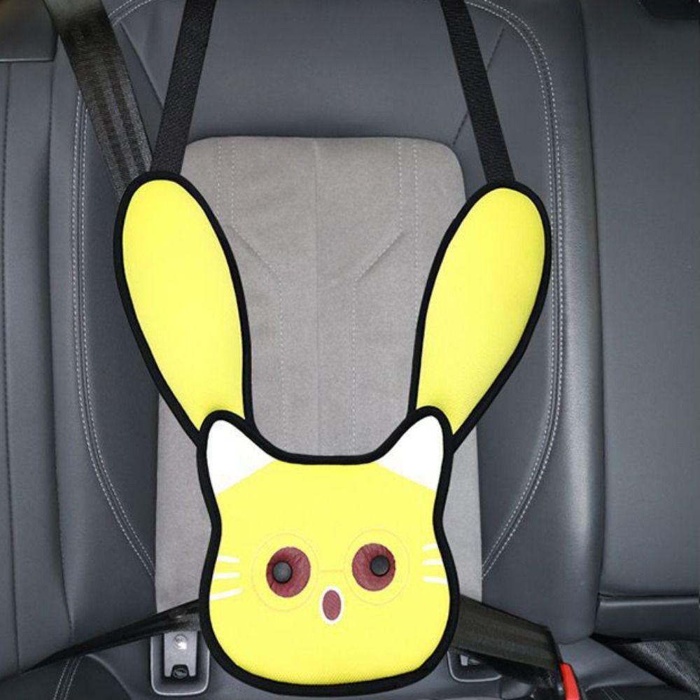 Cute Seat belt guide position fixator Safety Cartoon Printed Belly Pads  Automobile