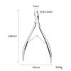 Toenail Ingrown Nail Art Cuticle Nipper Clipper Edge Cutter Manicure Scissor Plier Tool Pedicure Dead Skin Remover