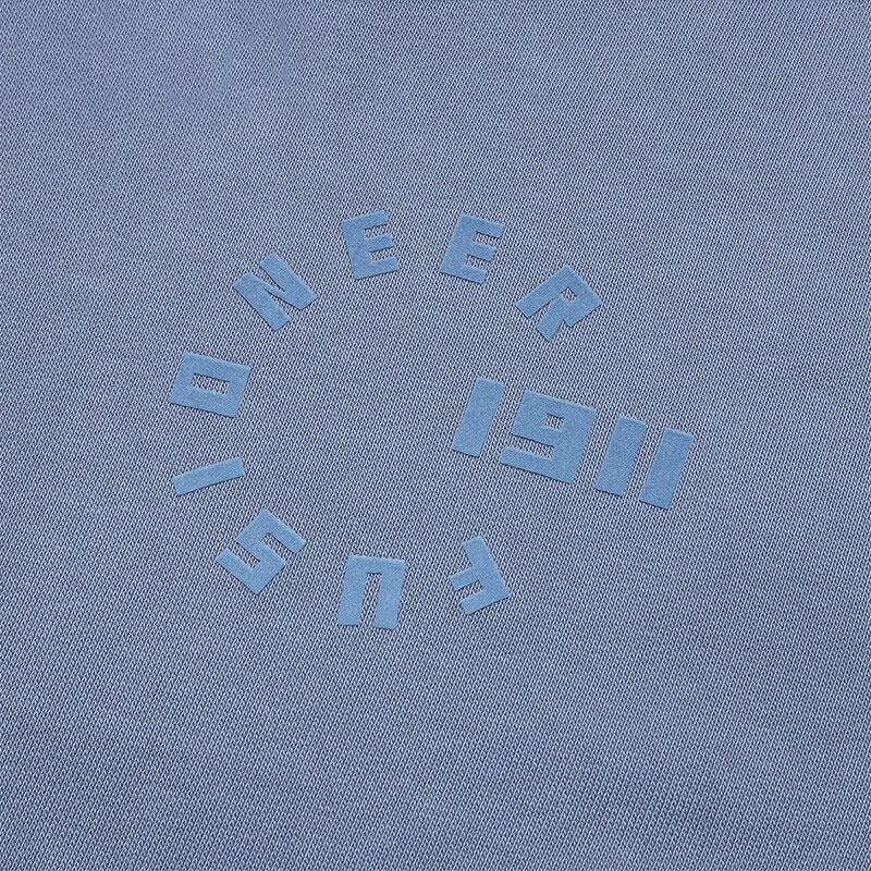Fila Fusion Life Solid Color Hooded Knit Loose Casual Sweatshirt Unisex Sweatshirt Stone-Blue T11U413204F-BU