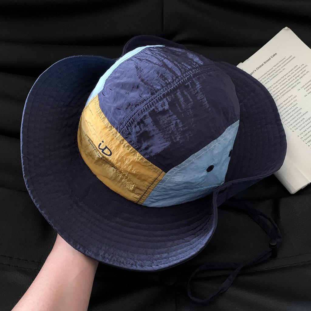 Japanese-style retro mountain-style quick-dry fisherman hat for women, suitable for outdoor hiking, mountaineering, and fishing, makes the face look