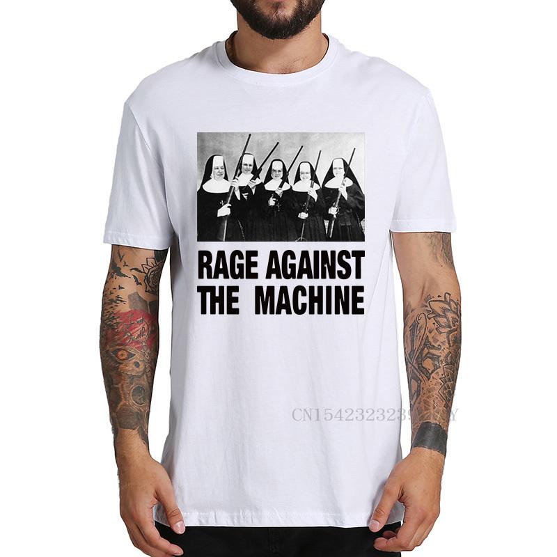 Rage Against The Machine T Shirt Nuns With Guns Tshirt Heavy Metal Rap Music 100% Cotton Breathable Tees Tops