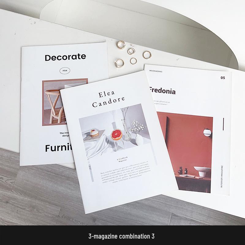 İngiliz Tarzı Defter: Moda Dergisi Kapak ve Sahne Düzeni Aksesuarı