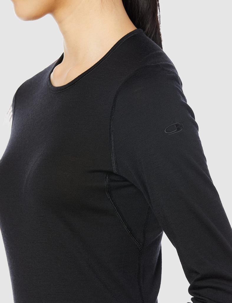 W 200 OASIS LS CREWE IXW20220 Black XS [Ice Breaker]