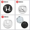 4PCS 58MM/69MM Car Styling Wheel Center Cap Hub Covers Badge Accessories For Honda Odyssey Spirior CR-V Civic HR-V City Accord