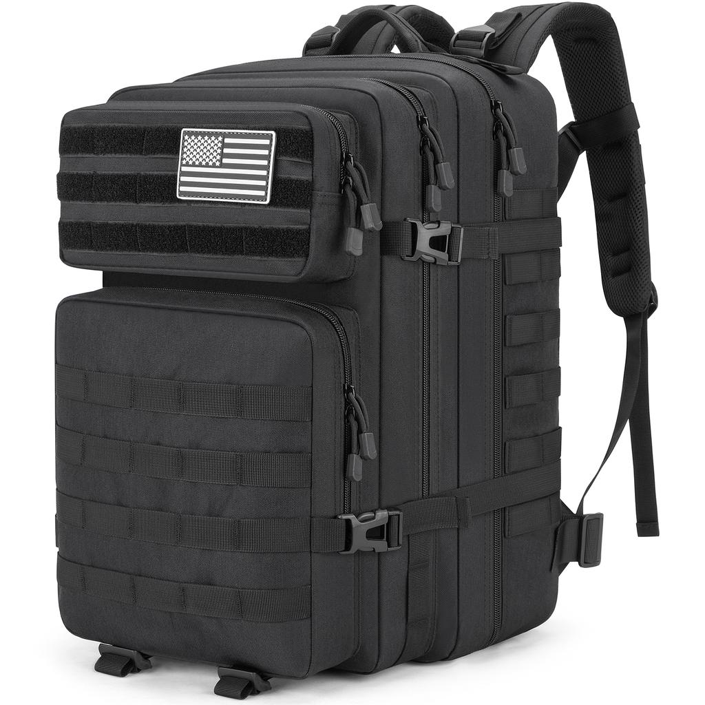 Large Capacity Travel Backpack For Men and Women With USB Charging Port, 45L Large Capacity Tactical Pack